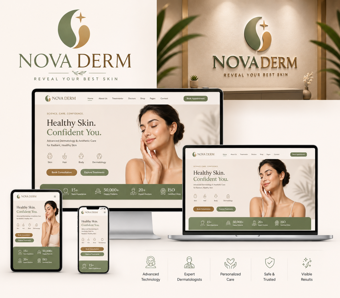 Nova Derm Skin Care Website